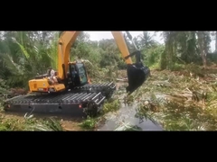كوكتوميزد أمفيبيوس سمب بوغي إكسباتور فلوتينغ بونتون Q355b Customized For excavator Sy135