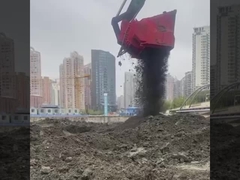 سحق دلو الصخور الحقل استيراد المحرك الهيدروليكي عالية تردد الاهتزاز سحق دلو