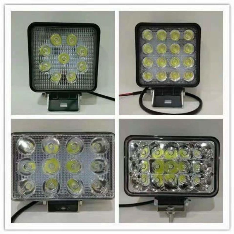 48w الحفارات الغيار 12V 24V حفرة العمل الضوء للشاحنة حفرة السيارات والسيارات