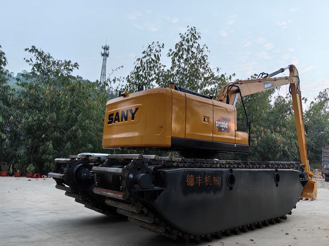 كوكتوميزد أمفيبيوس سمب بوغي إكسباتور فلوتينغ بونتون Q355b Customized For excavator Sy135