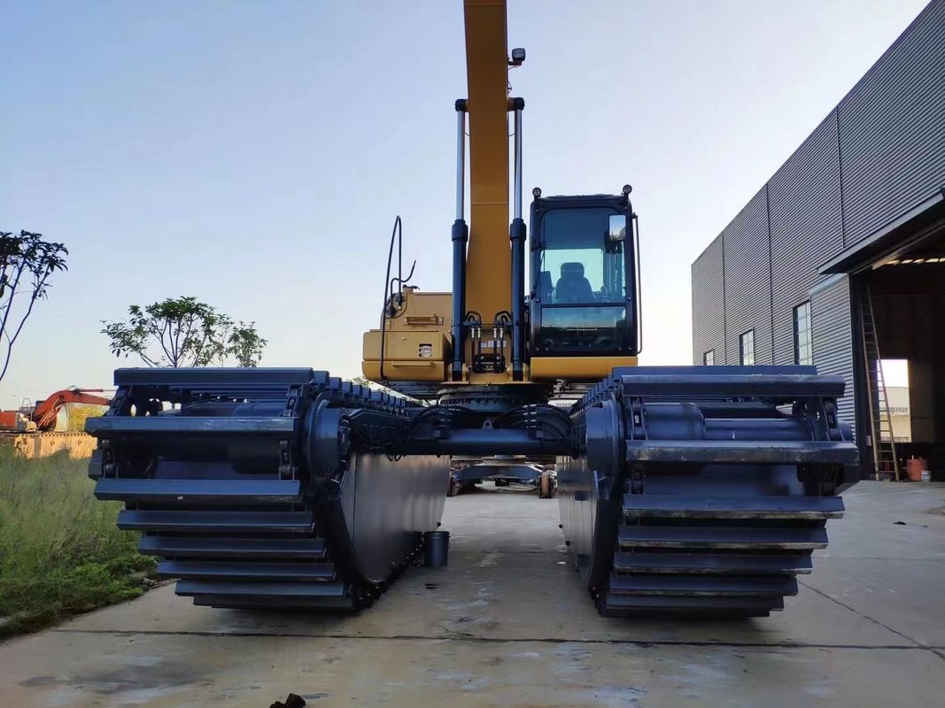 كوكتوميزد أمفيبيوس سمب بوغي إكسباتور فلوتينغ بونتون Q355b Customized For excavator Sy135
