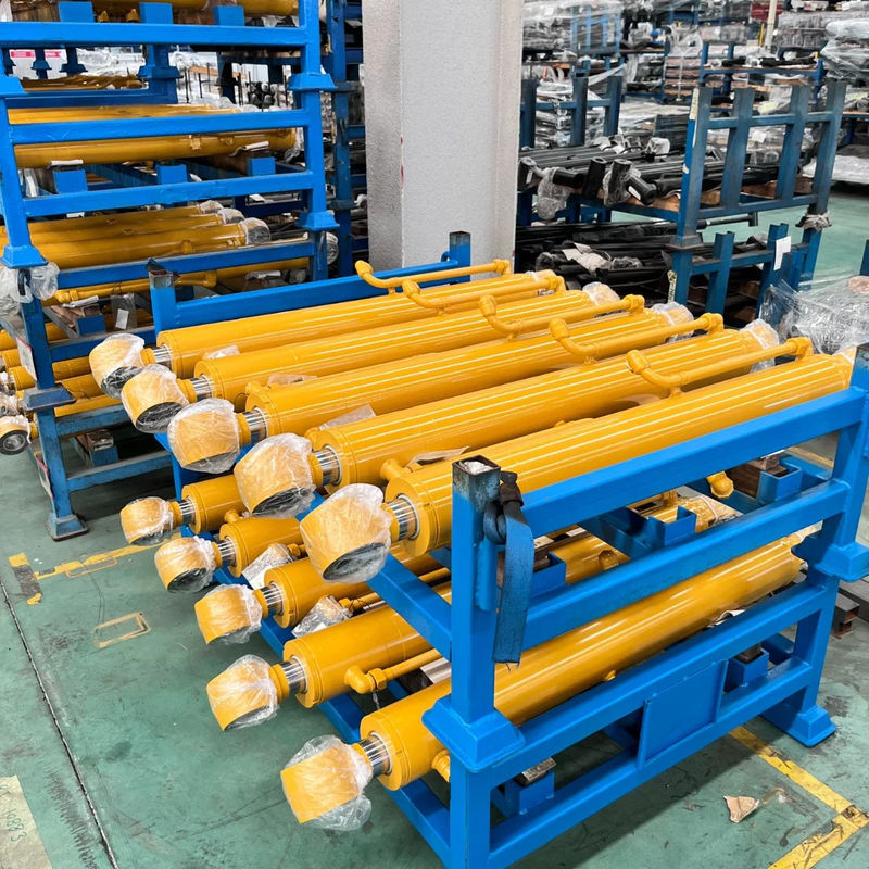 الحفر الهيدروليكي سلندر الذراع سلندر دلو سلندر المستخدمة للkomatsu Kobelco الحفر