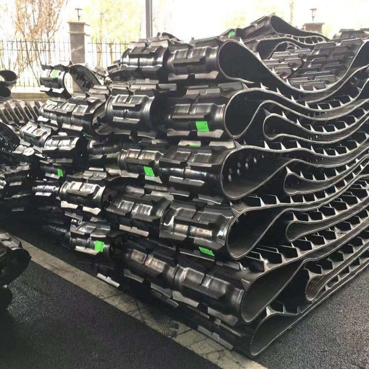 سعر منخفض عالية الجودة مقاومة للاستعمالات الثقيلة حصة آلات الحفارات الثقيلة 400x72.5Wx76 مسار المطاط الزحف