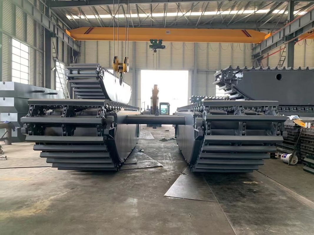 كوكتوميزد أمفيبيوس سمب بوغي إكسباتور فلوتينغ بونتون Q355b Customized For excavator Sy135