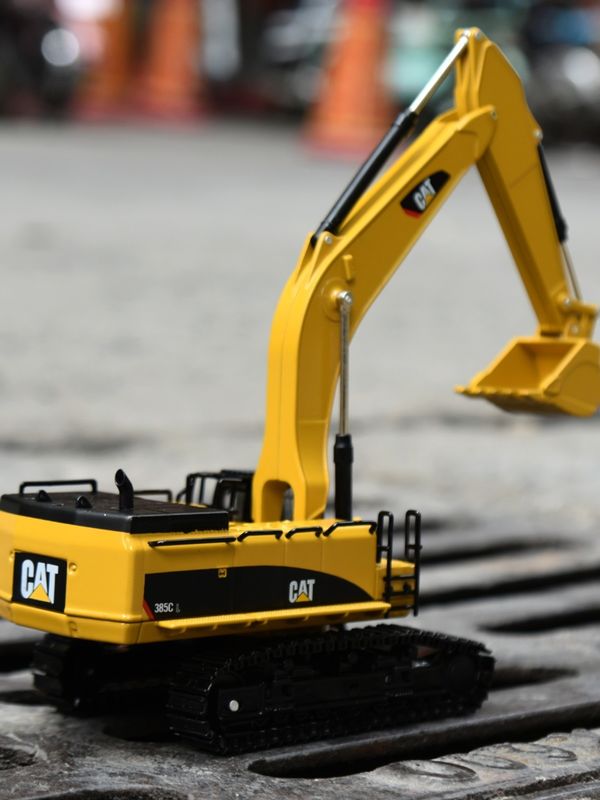 كارتر CAT385C نموذج الحفر سبائك المعدن هندسة التربة المحاكاة الأصلية الزينة السيارة اليدوية