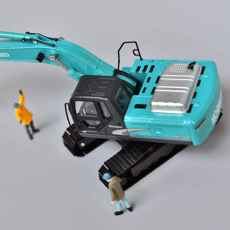 طراز الحفرة KOBELCO محاكاة أصلية للسيارة سبيكة المعدن شينكو SK200 الديكور غير الألعاب