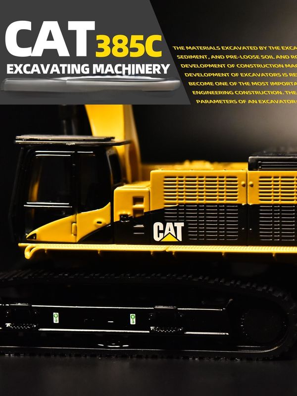 DM كارتر CAT385C مصفوفة الحفر نموذج الهندسة الآلات محاكاة السيارات معادن الزخرفة الزينة