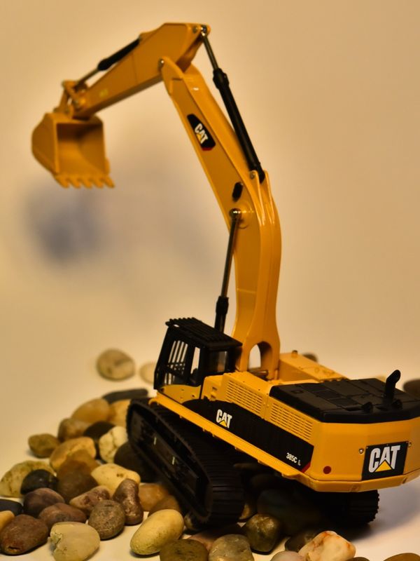 DM كارتر CAT385C مصفوفة الحفر نموذج الهندسة الآلات محاكاة السيارات معادن الزخرفة الزينة