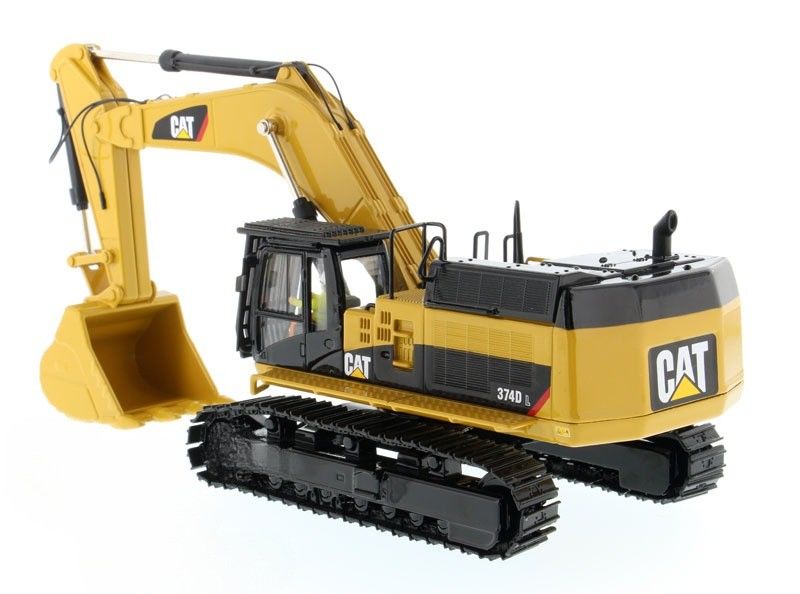 CAT 374D L الحفرة المسالكة النموذج 1/50 مقياس سبيكة مركبة البناء لعبة 85274