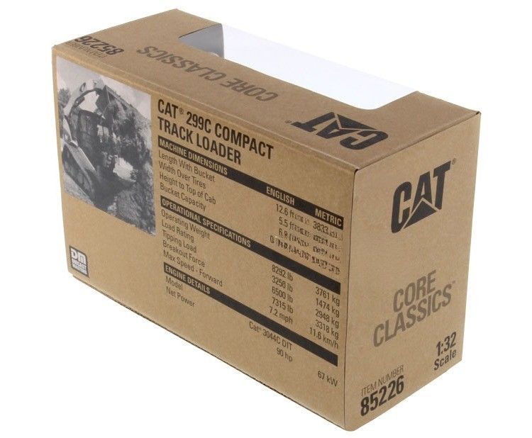 تفصيلات عالية CAT 299C شاحن المسار المدمج سبيكة الصبغ النموذج 1/32 المقياس 85226