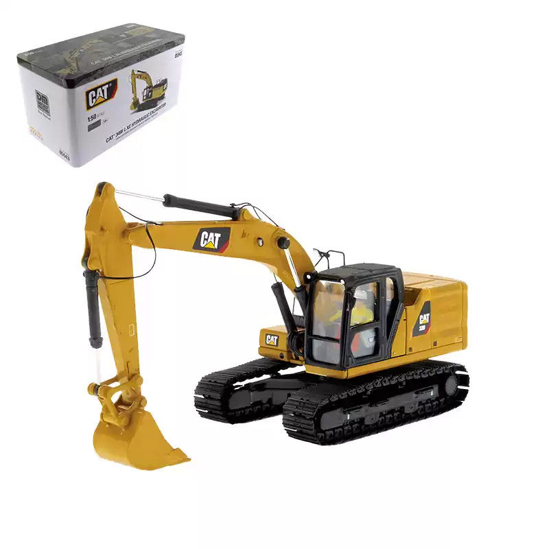 CAT 349F XL 1:50 مقياس الحفرة المصبوبة من سبيكة الصبغة نموذج Caterpillar لعبة البناء