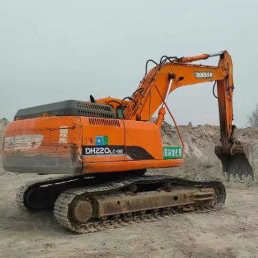 الجودة المستخدمة دوسان DH220-9E حفرة 22 طن كامل الخدمة التاريخ التعدين البناء
