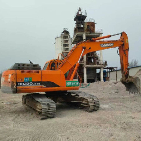الجودة المستخدمة دوسان DH220-9E حفرة 22 طن كامل الخدمة التاريخ التعدين البناء