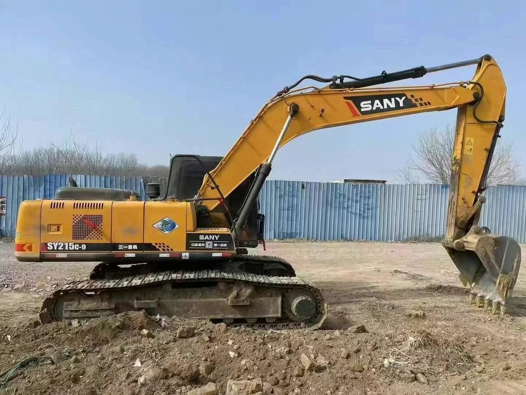 المستخدم SANY SY215C 21.5 طن الحفرة لمعدات التعدين والبناء وتحريك الأرض