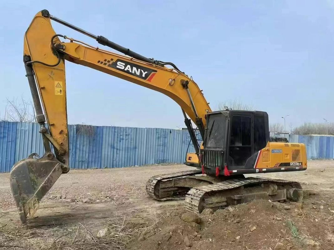 المستخدم SANY SY215C 21.5 طن الحفرة لمعدات التعدين والبناء وتحريك الأرض