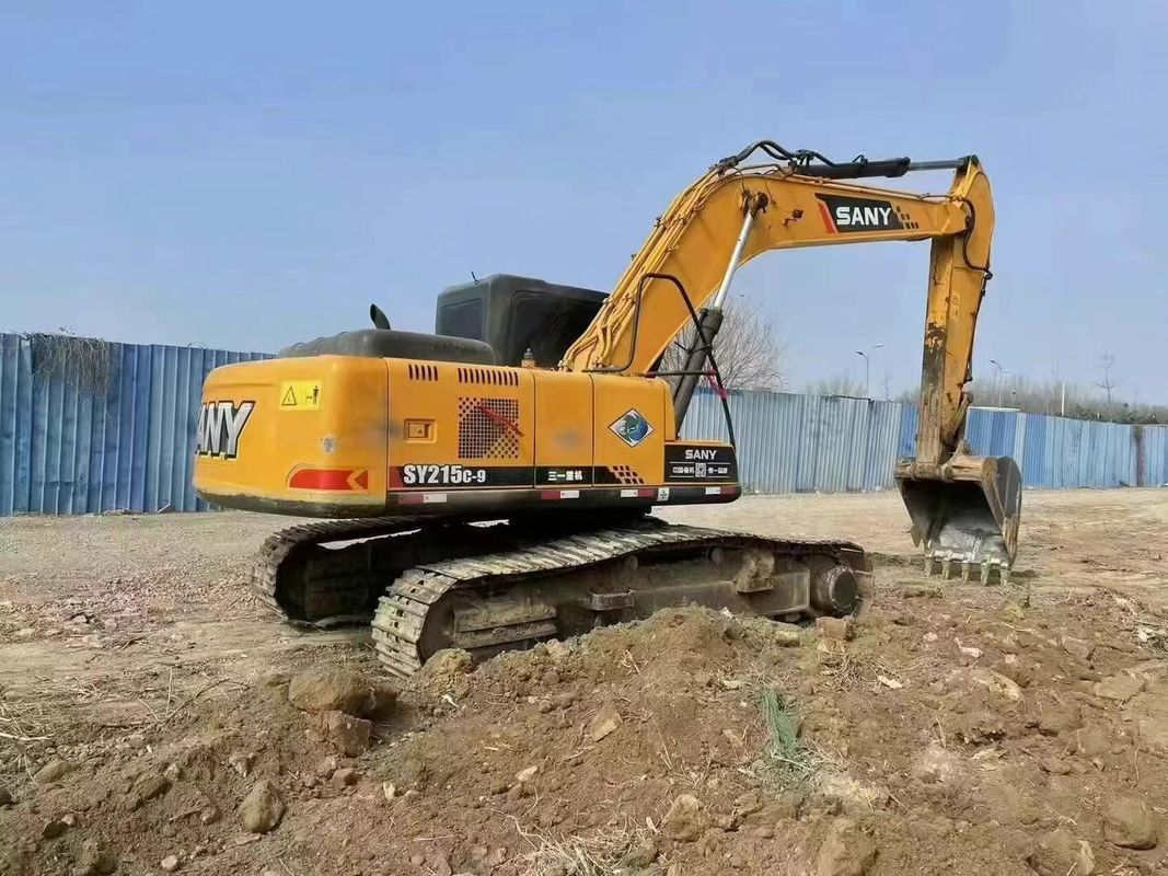 المستخدم SANY SY215C 21.5 طن الحفرة لمعدات التعدين والبناء وتحريك الأرض