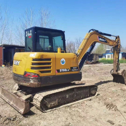2020 SANY SY60C-9 حفر 6 طن 3000 ساعة صيانة CE ISO لخدمة المناظر الطبيعية