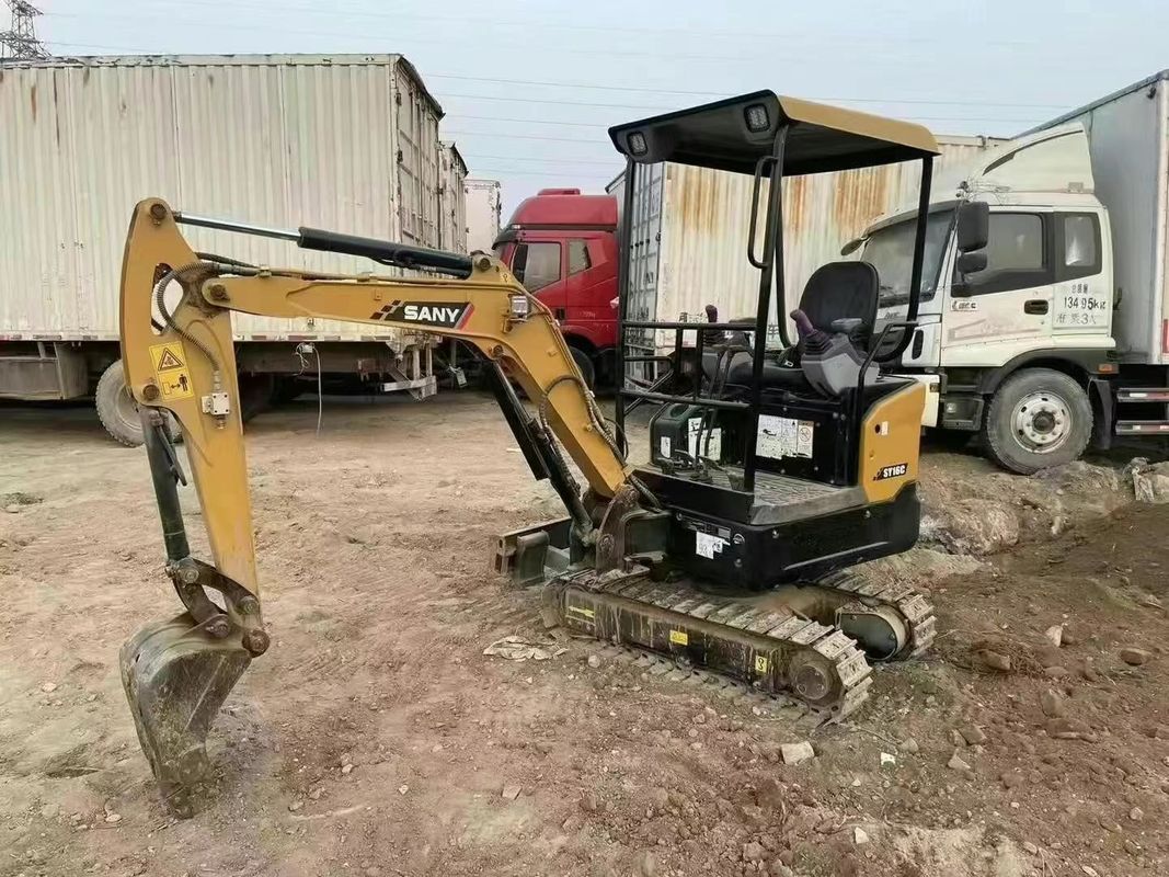 2021 SANY SY16C حفرة صغيرة مضغوطة 1.6 طن 3000 ساعة CE ISO أداة استخدامية لتصميم المناظر الطبيعية