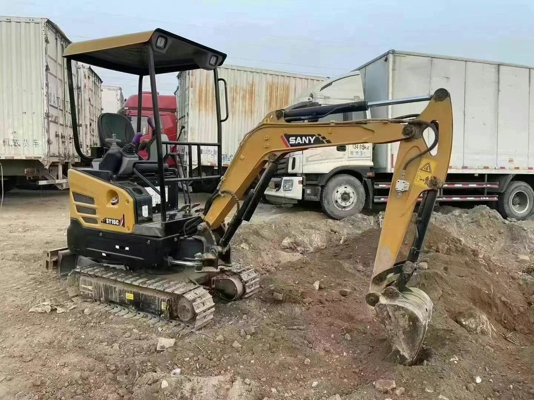 2021 SANY SY16C حفرة صغيرة مضغوطة 1.6 طن 3000 ساعة CE ISO أداة استخدامية لتصميم المناظر الطبيعية
