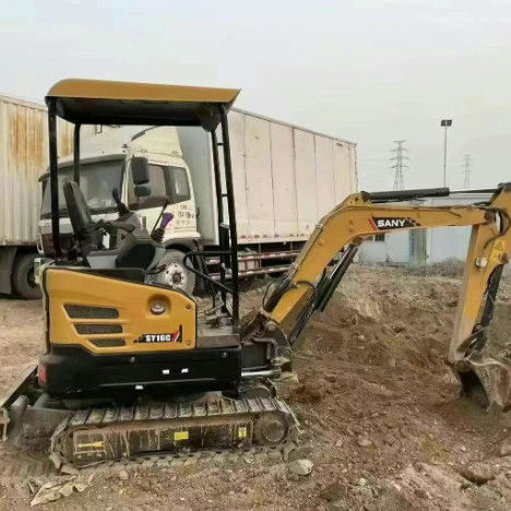 2021 SANY SY16C حفرة صغيرة مضغوطة 1.6 طن 3000 ساعة CE ISO أداة استخدامية لتصميم المناظر الطبيعية