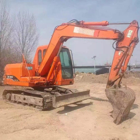 الحفرة المستخدمة Doosan DH80 الحفرة المصغرة 8 طن سعة CE ISO لخدمة المناظر الطبيعية