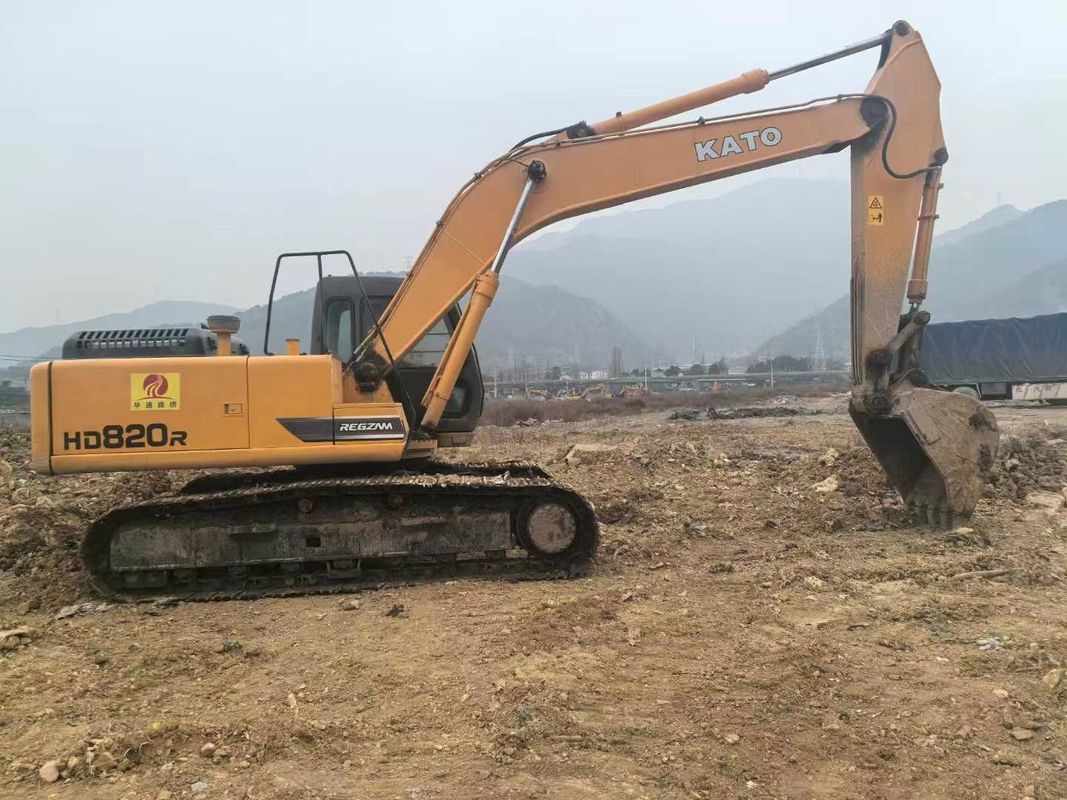 المستخدم Kato HD820R الحفرة المصغرة 8 طن سعة الخدمة الكاملة