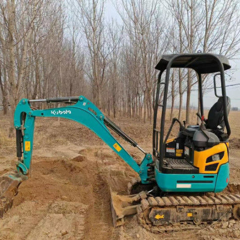 محفر كوبوتا U17 المستخدم 1.7 طن جيد الصيانة المعتمدة من قبل منظمة المعايير القياسية للخدمات المناخية