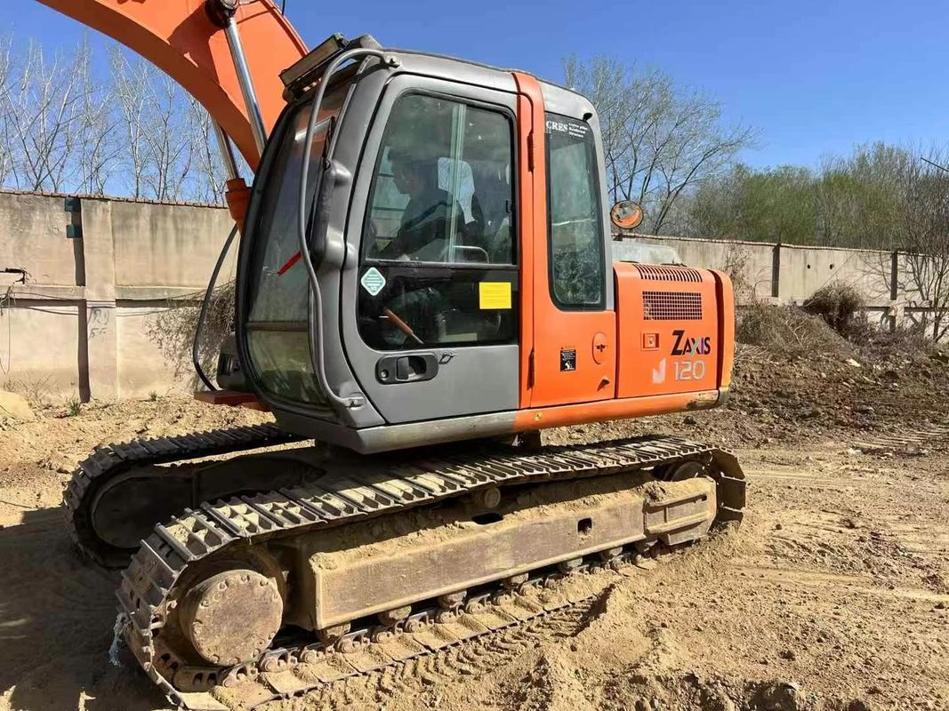 حفرة هيتاشي ZAXIS 120 مستعملة سعة 12 طن كامل الخدمة تاريخ البناء التعدين