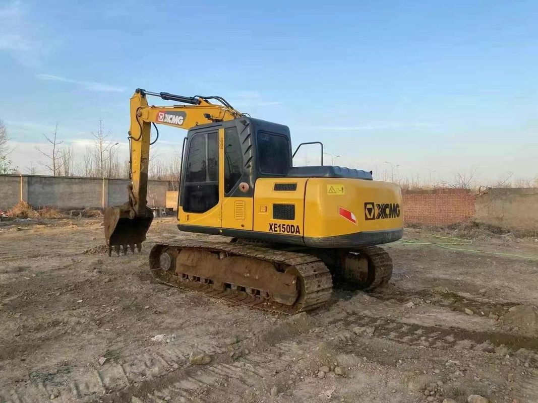 XCMG XE150DA الحفرة مستعملة 15 طن الجهاز الثقيل للقيام بمهام البناء التعدين التربة