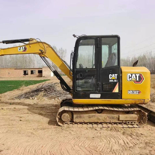 CAT 305.5E2 الحفرة المصغرة المستخدمة 27.2kN ذراع قوة الحفر وحدة هيدروليكية مضغوطة قوية