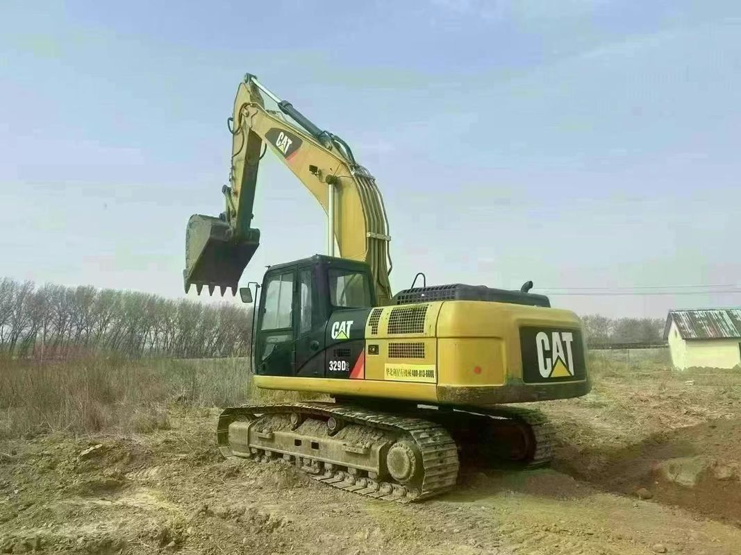 محفر CAT 329D2 مستعمل للبيع حالة جيدة لعمل البناء الثقيل