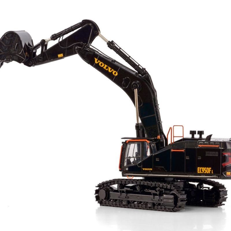 فولفو EC950F WSI 1/50 محفر سبيكة نموذج الصب الصب الأسود الماس المحدودة