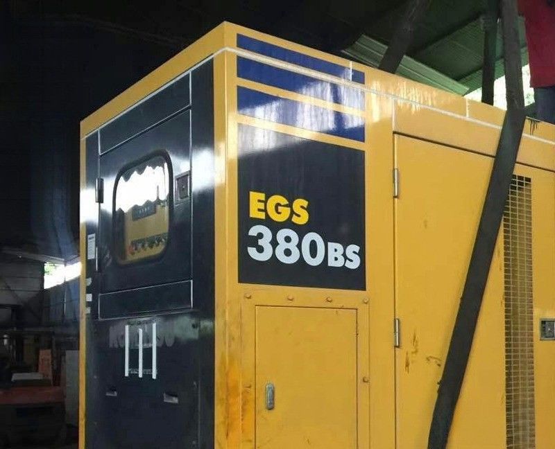 كوماتسو EGS380BS 1/50 محرك مولد سبيكة نموذج آلات البناء الصب الصب