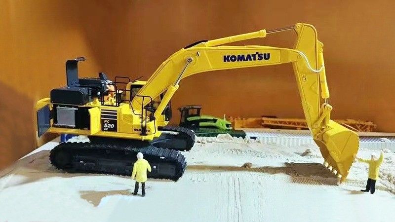 1/43 مقياس كوماتسو PC520LC-11M0 سبيكة المسالك الحفارة النموذج - ترخيص المجموعة