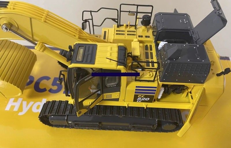 1/43 مقياس كوماتسو PC520LC-11M0 سبيكة المسالك الحفارة النموذج - ترخيص المجموعة