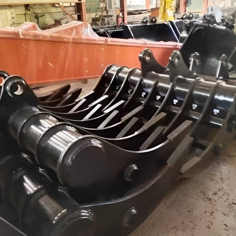 الجودة العالية PC100-6 10 طن حفرة راك دلو OEM صلابة البناء