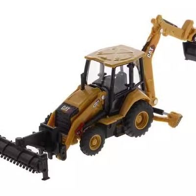 1/64 مقياس دييكاست ماسترز معدات ثقيلة حفارة لودر سبيكة مركبة بناء نموذج 85765