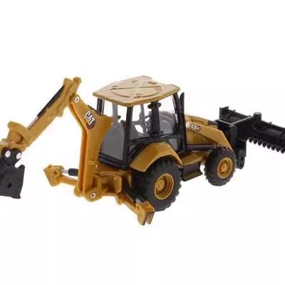 1/64 مقياس دييكاست ماسترز معدات ثقيلة حفارة لودر سبيكة مركبة بناء نموذج 85765