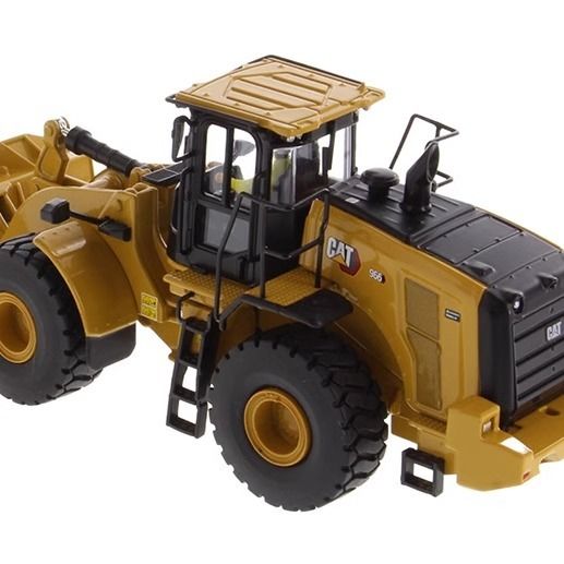 DM New 1/50 مقياس لودر بعجلات دييكاست سبيكة مجرفة نموذج 85686 مركبة بناء