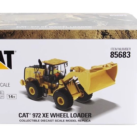 DM 1/50 مقياس معدات ثقيلة محمل بعجلات سبيكة مجرفة نموذج 85683 لهواة التجميع