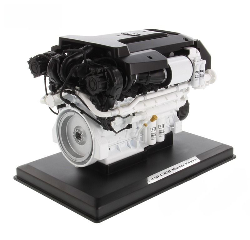 1/12 مقياس C32B محرك مولد مجموعة وحدة الطاقة سبائك نموذج الإصدار الخاص 85707