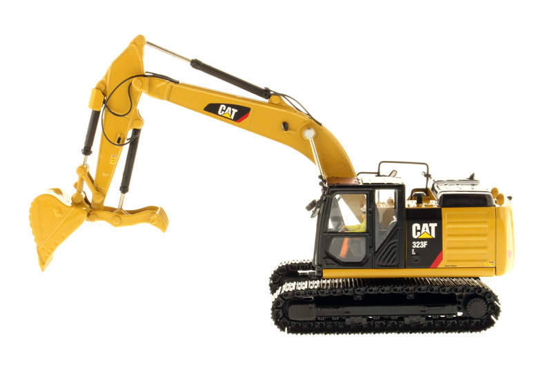 مركبة هندسية DM بمقياس 1:50 CAT 323F L نموذج حفارة دييكاست 85924C لعبة هدية