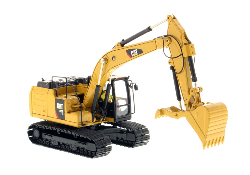 مركبة هندسية DM بمقياس 1:50 CAT 323F L نموذج حفارة دييكاست 85924C لعبة هدية