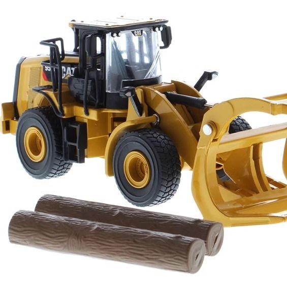 1:64 DM Diecast Masters محمول عجلات Log Forklift المرفق النموذج 85635