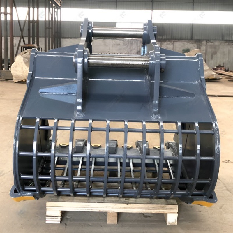 مخصصة 30 طن حفرة مكشوفة هيكل غامض الضلع دلو العمل الثقيل فرز