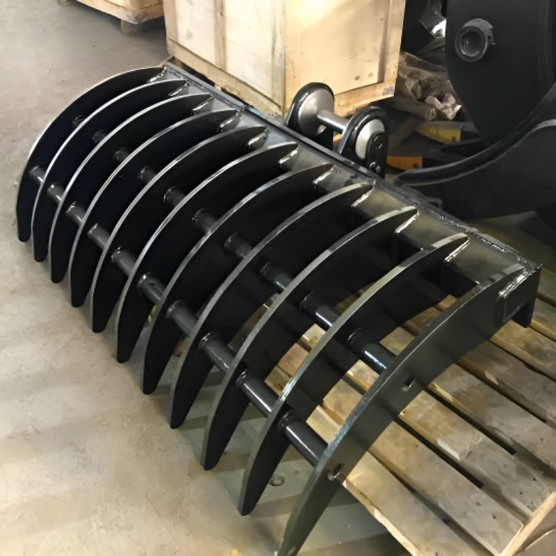 الجودة العالية PC100-6 10 طن حفرة راك دلو OEM صلابة البناء