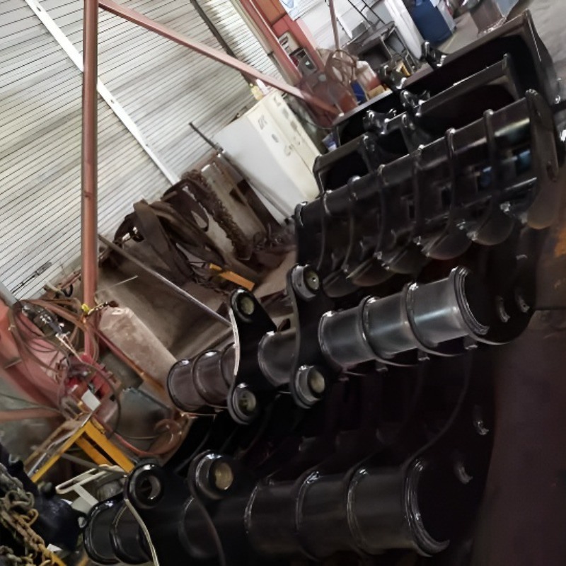 الجودة العالية PC100-6 10 طن حفرة راك دلو OEM صلابة البناء