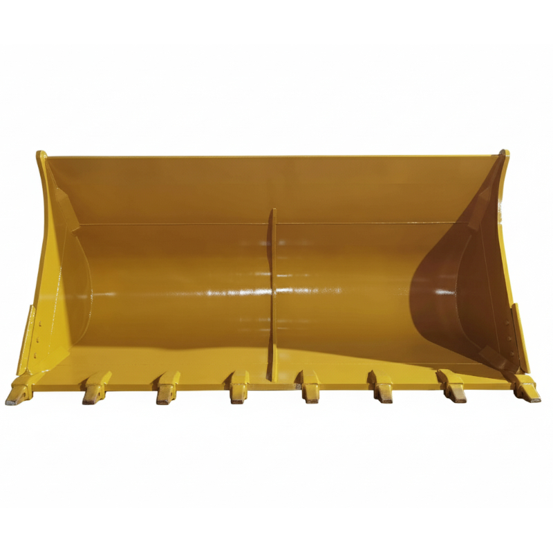 دلو حفر 5.5 متر مكعب مخصص لـ Cat 980 محمل عجلات - دلو صخرة Q355B ثقيل