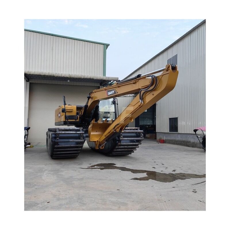 تخصيص الحفرة البرمائية الطائرة العائمة تحت السكة الحديدية لساني SY135C الحفرة المستنقية المصنعة