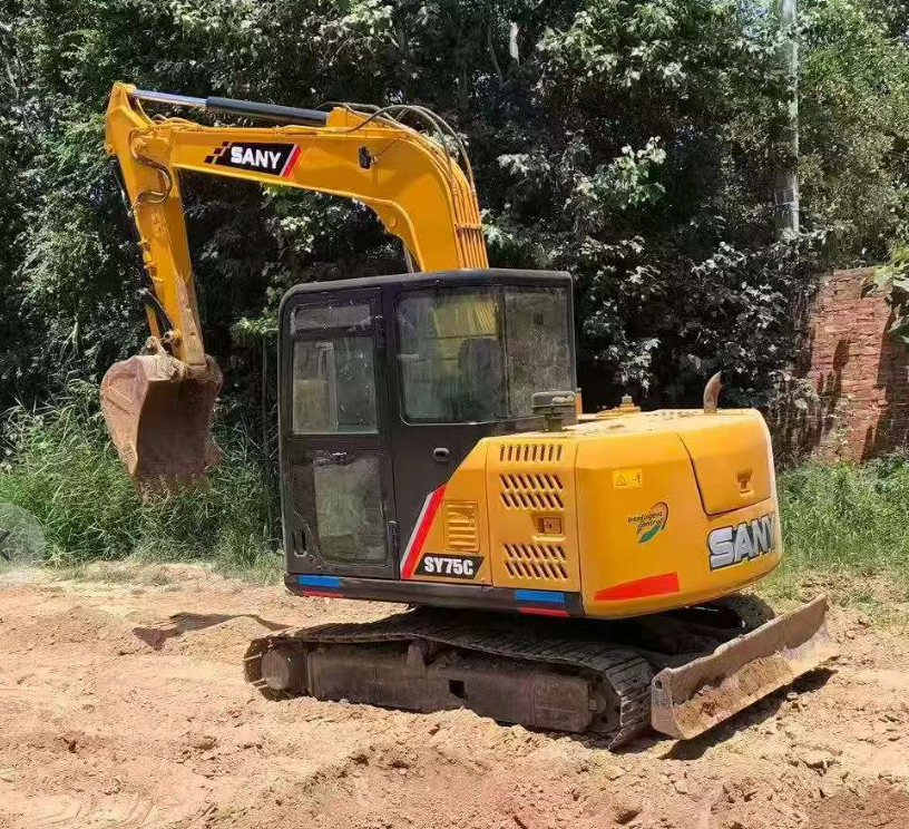 حفارة صغيرة مستعملة SANY SY50C SY50 SY55 SY65 SY70 SY75 6 طن أصلية صينية 80% حفارة/حفار جديد